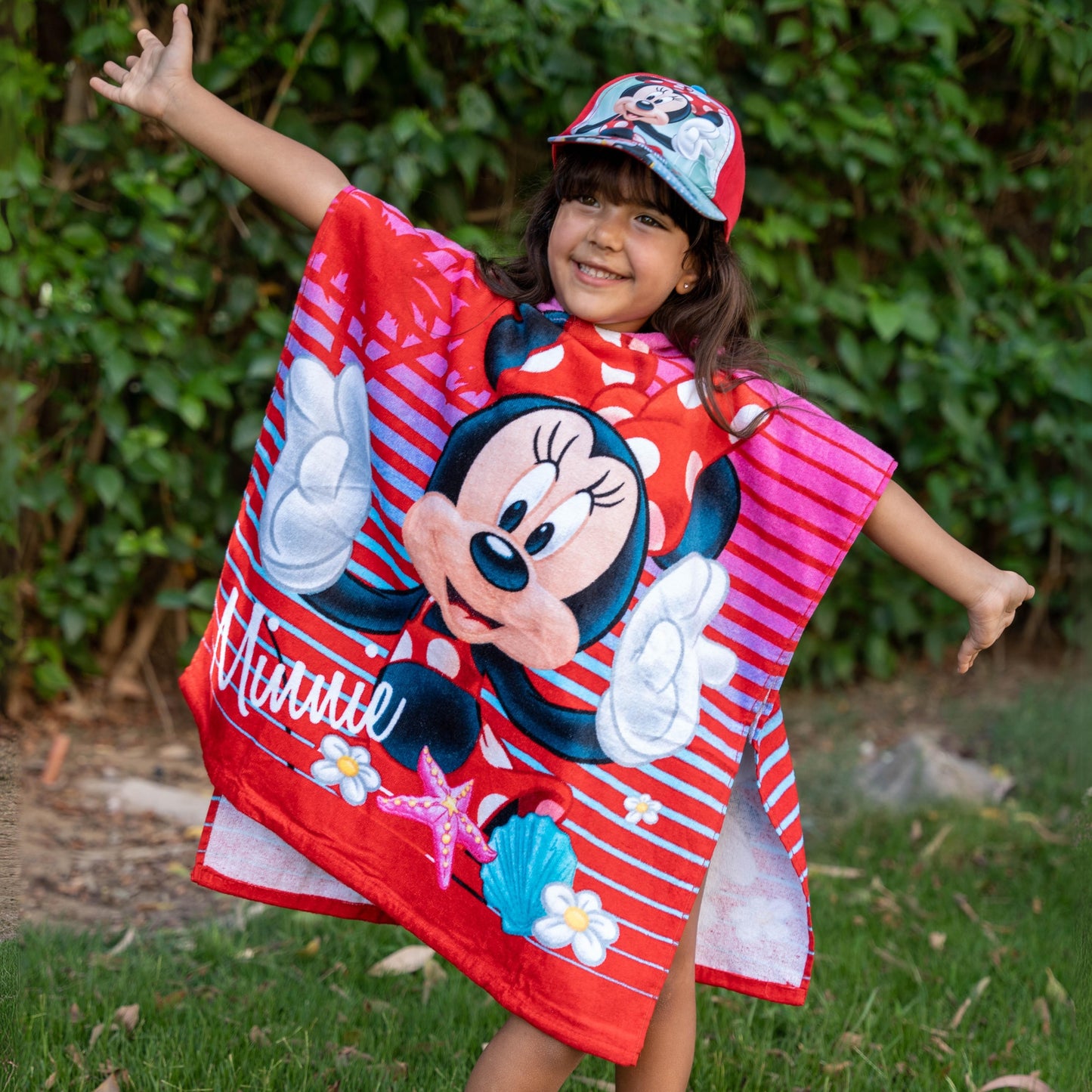 Minnie Mouse Beach Poncho (Model 023)