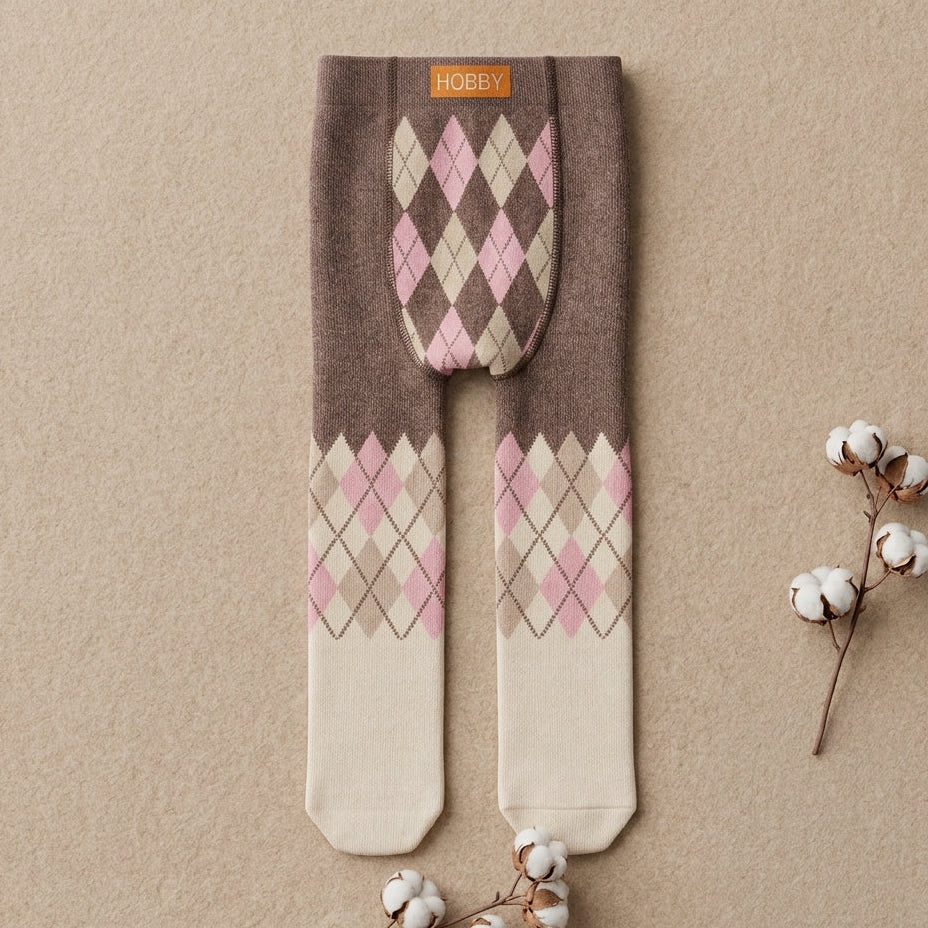 Caro pattern Cotton Collants