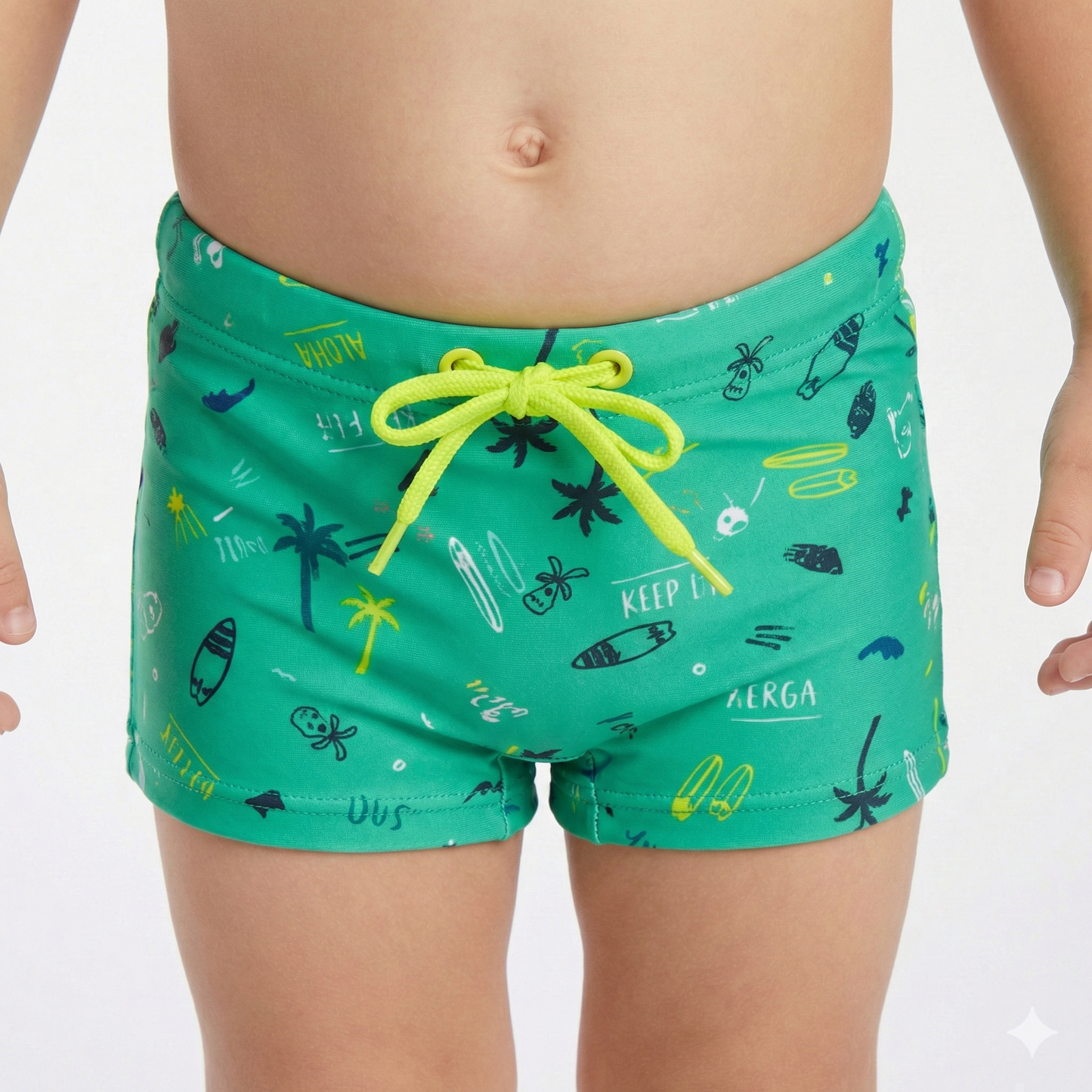 Aloha Green Lycra Swimshort