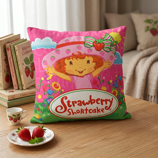 Strawberry Shortcake Pink Cushion