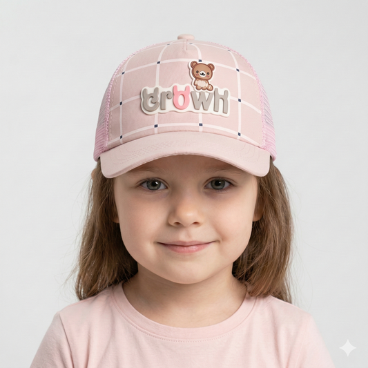 Teddy Bear Pink Cap