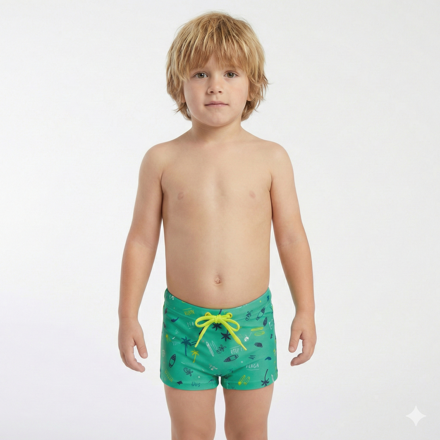 Aloha Green Lycra Swimshort