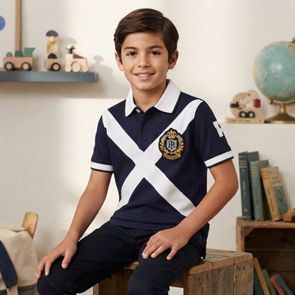 Striped Cotton Short-Sleeved Tommy Hilfiger Shirt