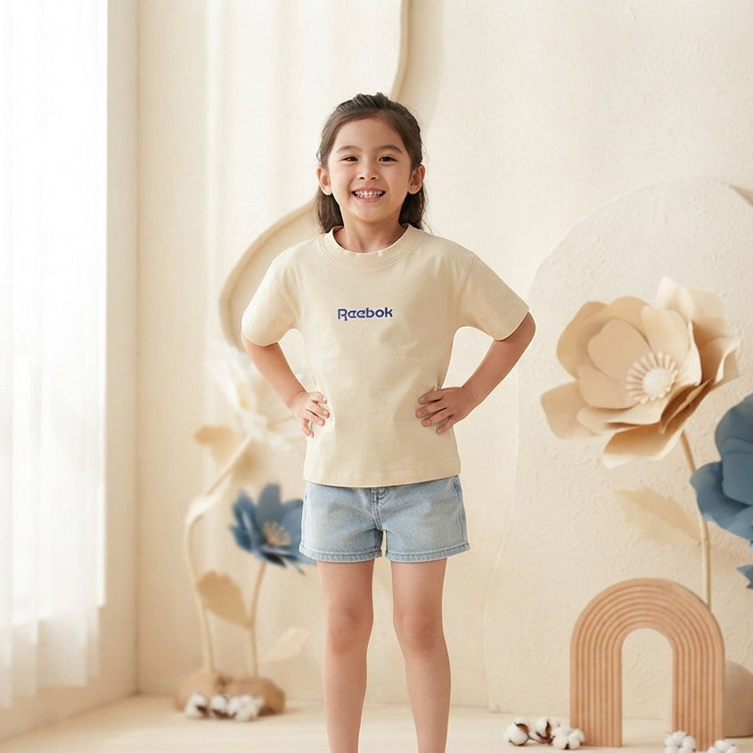 Basic Beige Cotton T-Shirt