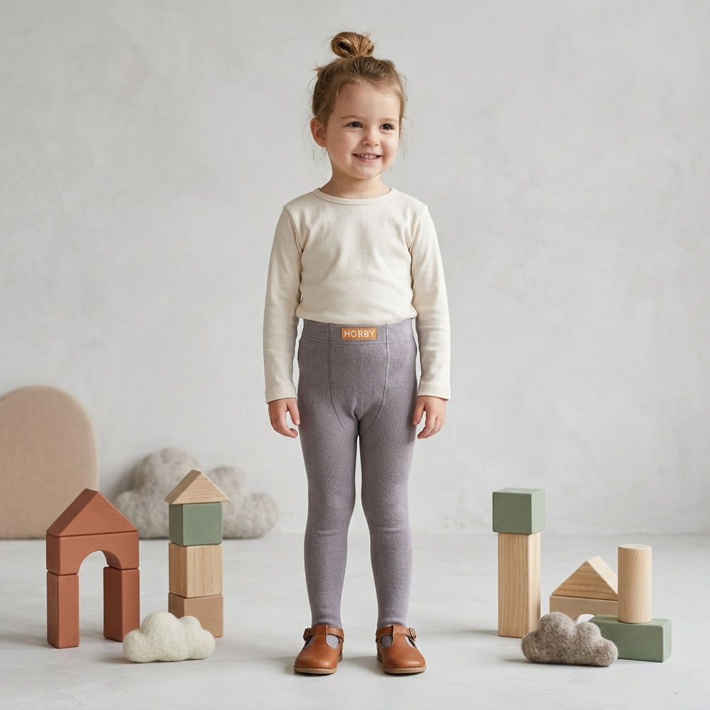 Basic Beige Cotton Collants