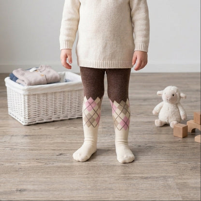 Caro pattern Cotton Collants