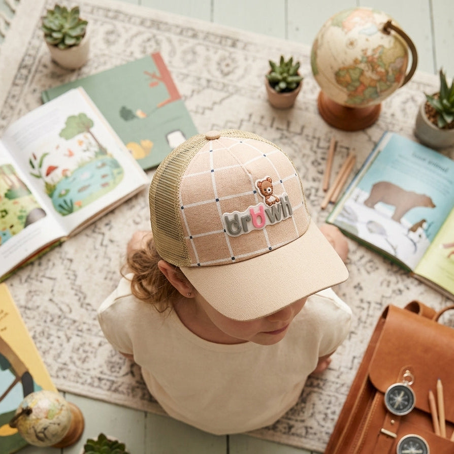 Teddy Bear Beige Cap