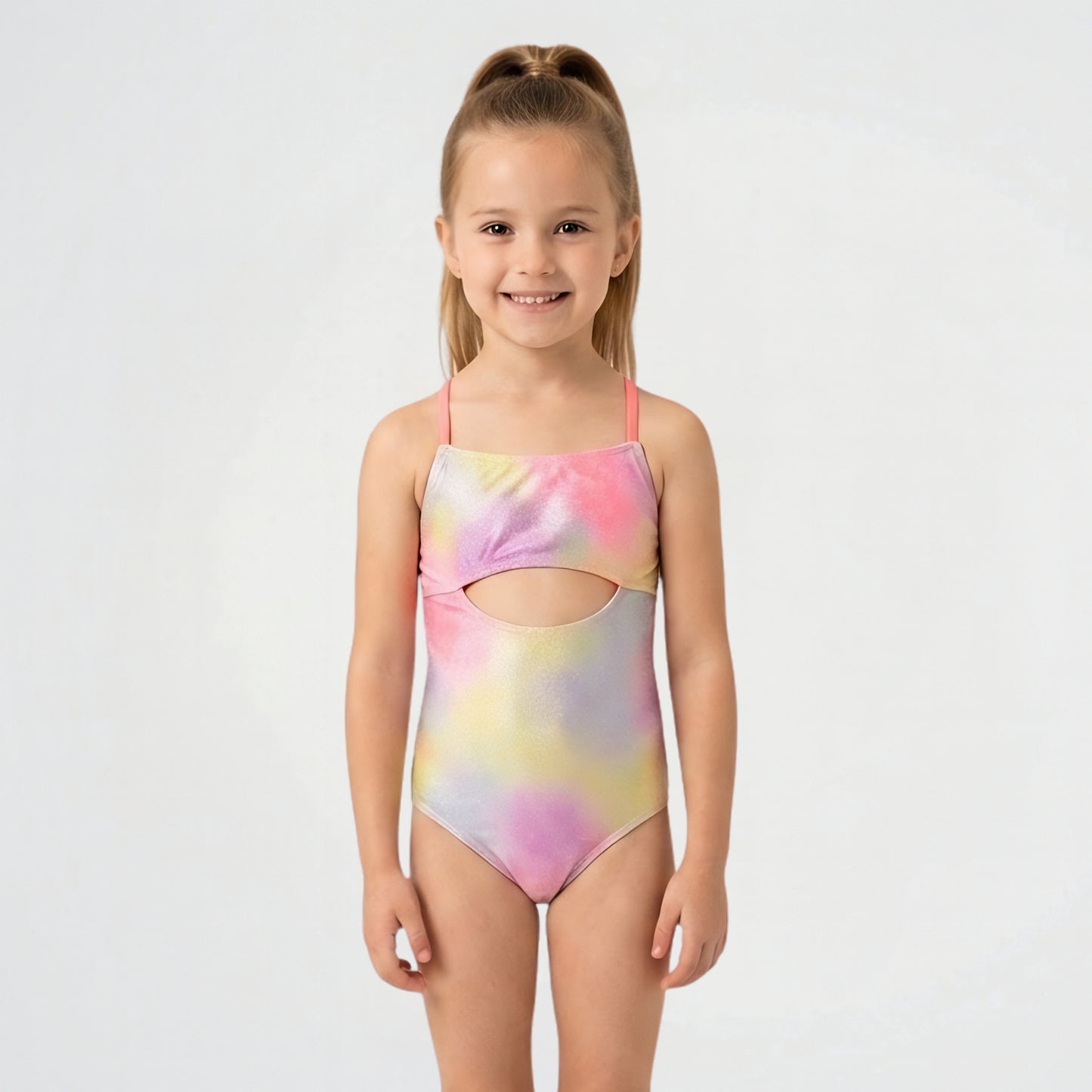 Glitter Pink Swimsuit (Model 2)