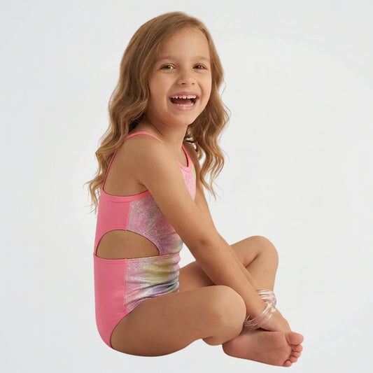 Glitter Pink Swimsuit (Model 3)