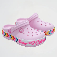 Graphic Pink Clogs