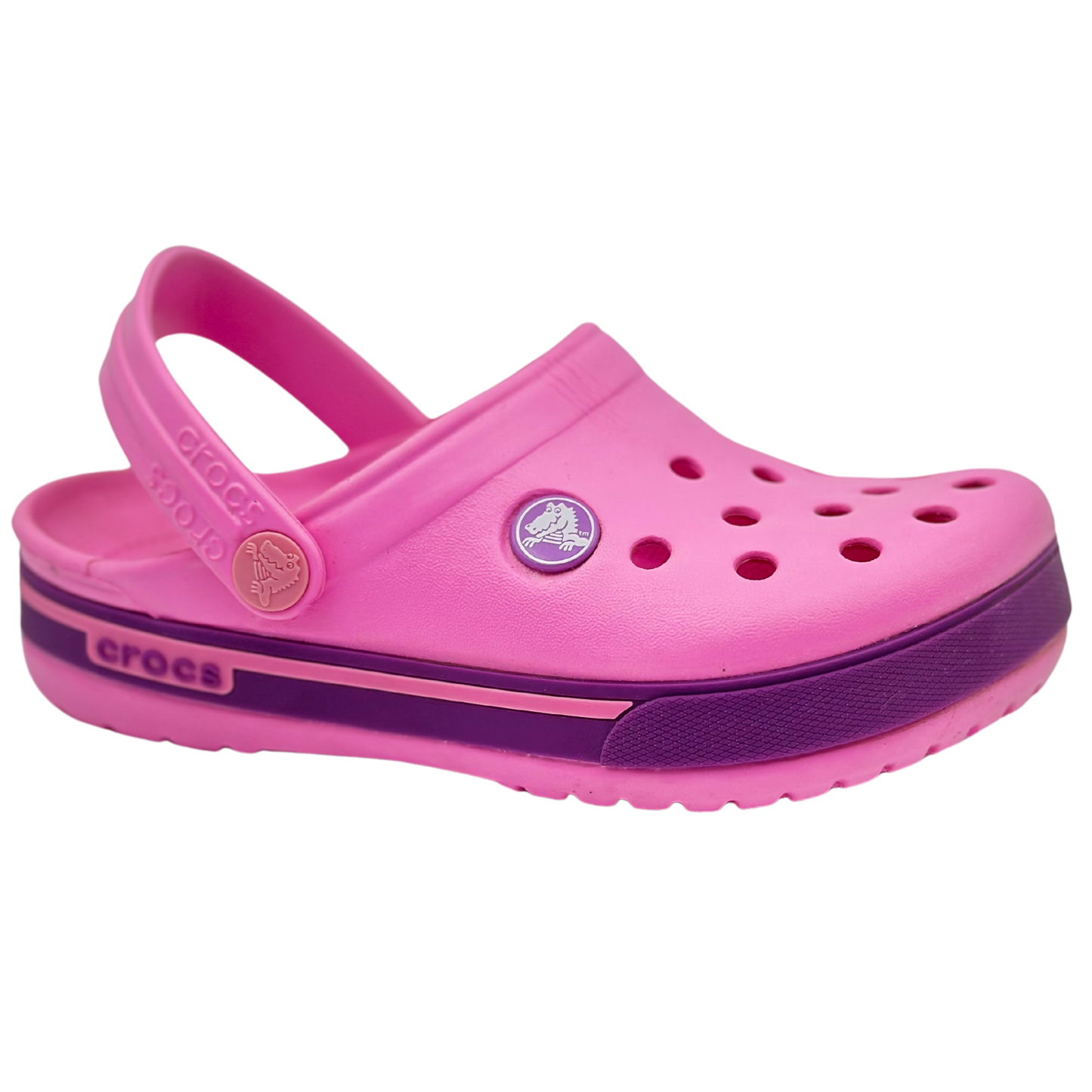 Crocs CrocBand Clogs (Pink/Purple)