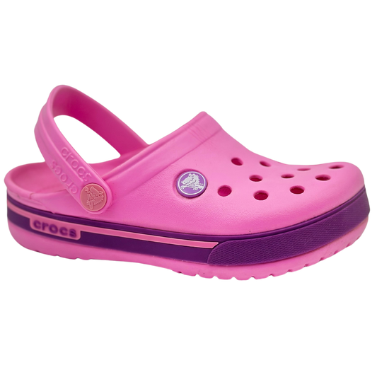 Crocs CrocBand Clogs (Pink/Purple)