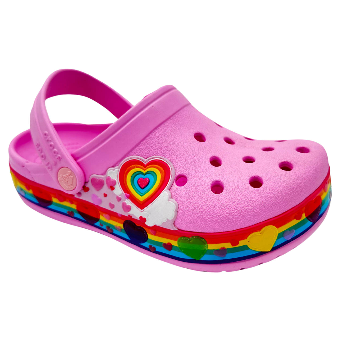 Crocs Fun Lab Heart Band Clogs (Pink)