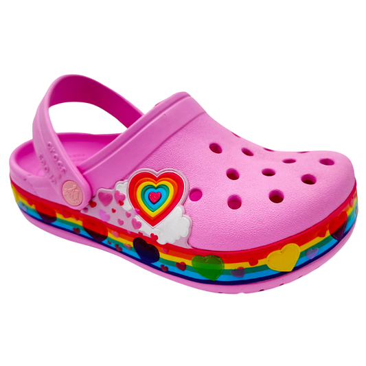 Crocs Fun Lab Heart Band Clogs (Pink)