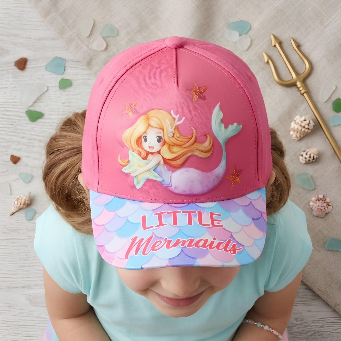 Little Mermaid Cotton Cap