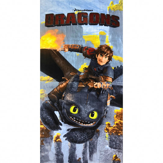 Toothless Dragon Beach Towel