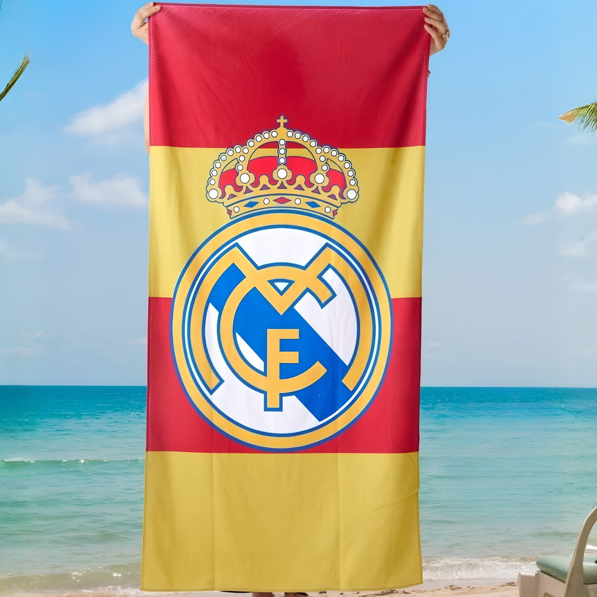 Real Madrid Microfiber Beach Towel
