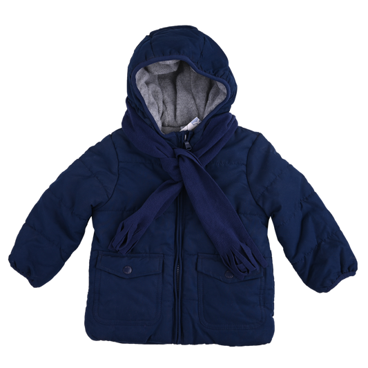 Idexe Navy Puffer Waterproof Jacket