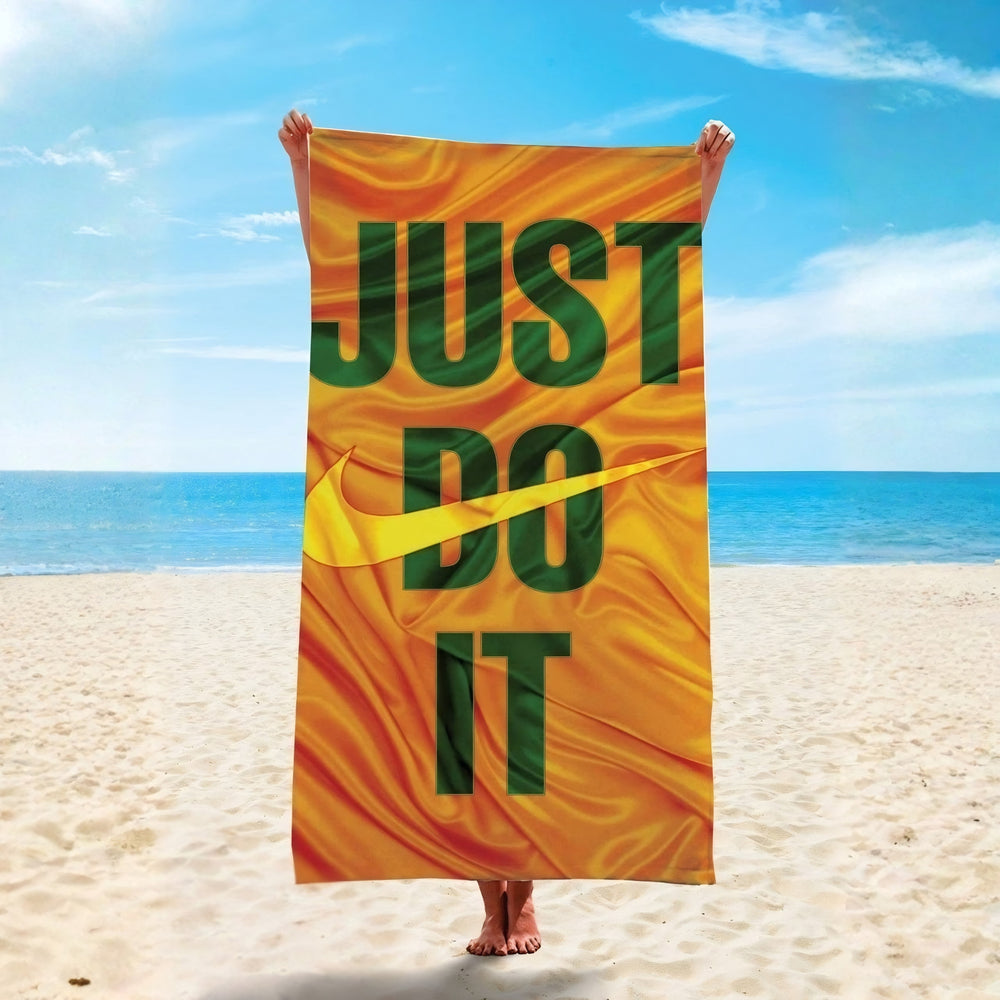 Just Do It Microfiber Beach Towel