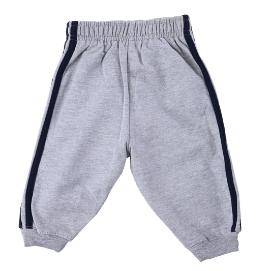 Koala Kids Grey 2 Stripes Cotton Sweat Pants