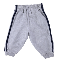 Koala Kids Grey 2 Stripes Cotton Sweat Pants