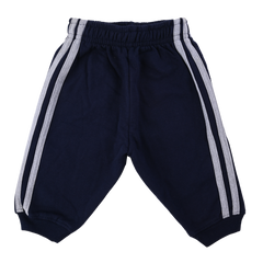 Koala Kids Navy 2 Stripes Cotton Sweat Pants