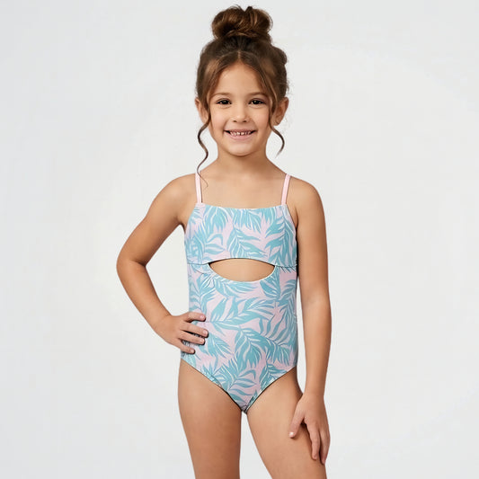 Leaves Pattern Swimsuit