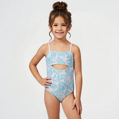 Leaves Pattern Swimsuit