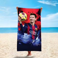 Leo The Goat Microfiber Beach Towel
