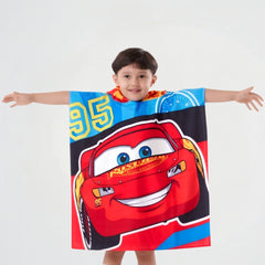 Lightning McQueen Microfiber Beach Poncho