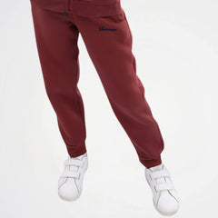Basic Burgundy Cotton Sweat Pants