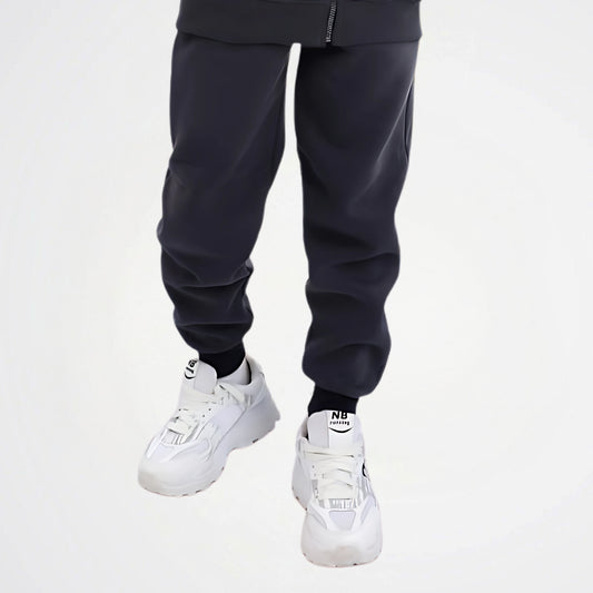 Basic Graphite Grey Cotton Sweat Pants