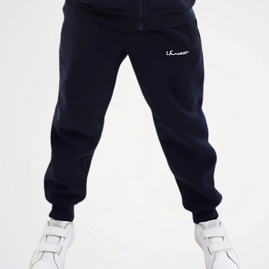 Basic Navy Cotton Sweat Pants
