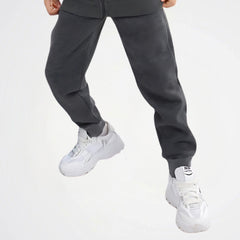 Basic Dark Grey Cotton Sweat Pants