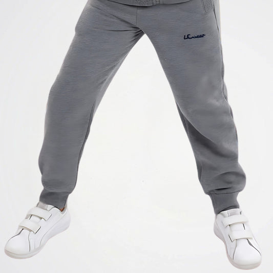 Basic Grey Cotton Sweat Pants