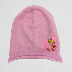 Tweety Pink Fleece Ice Cap