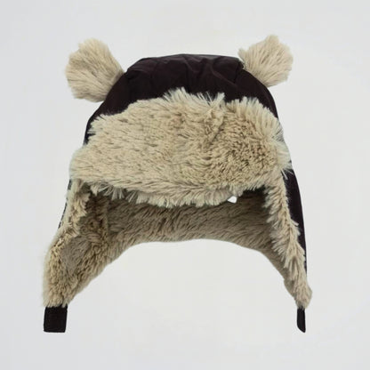 Basic Brown Fur Trapper Hat