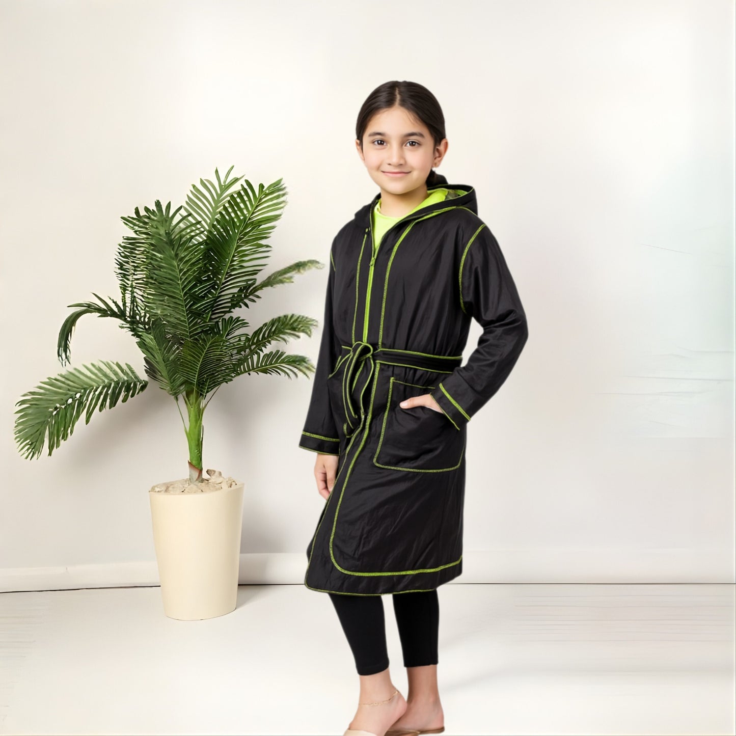 Marvel Speedo Waterproof Swim Robe (Black/Green)