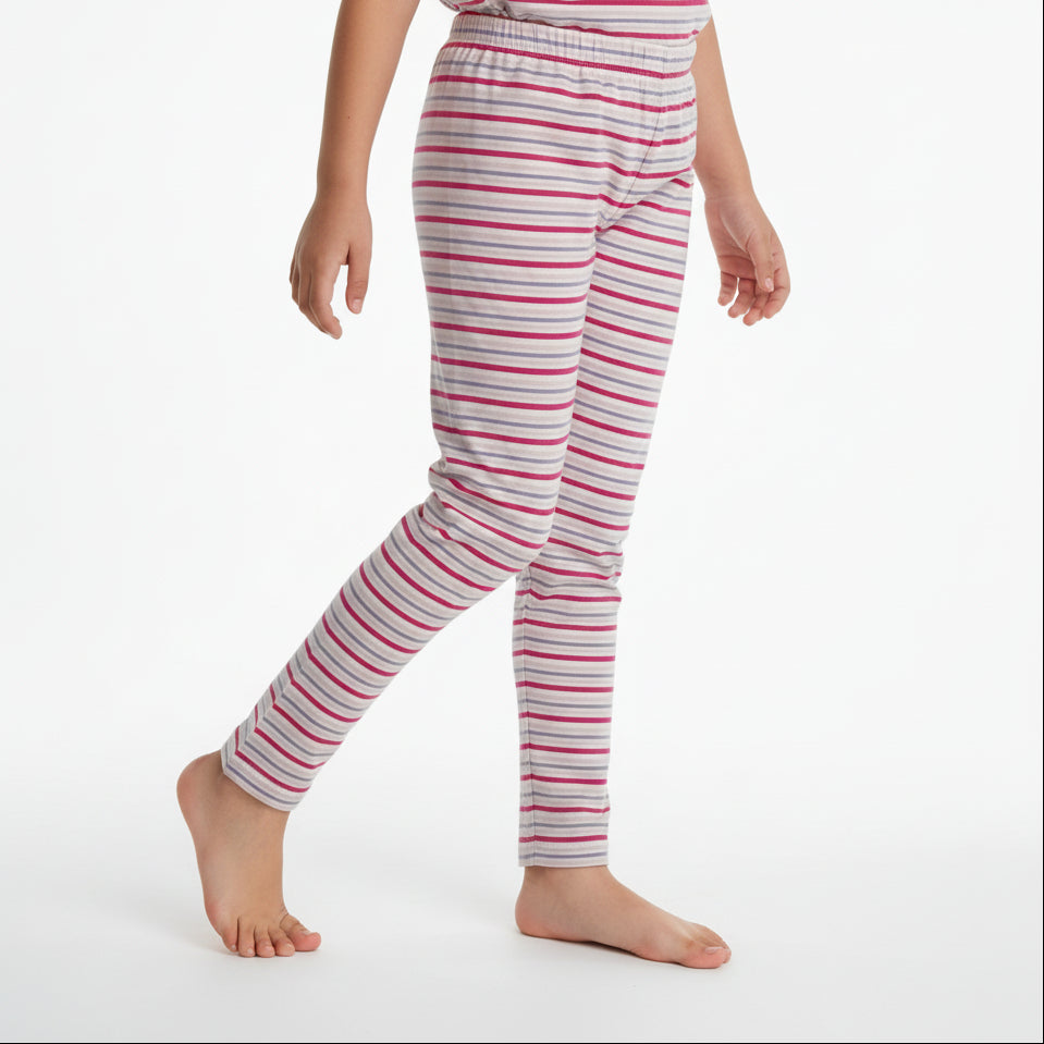 Striped Pink Cotton Pyjama Pants