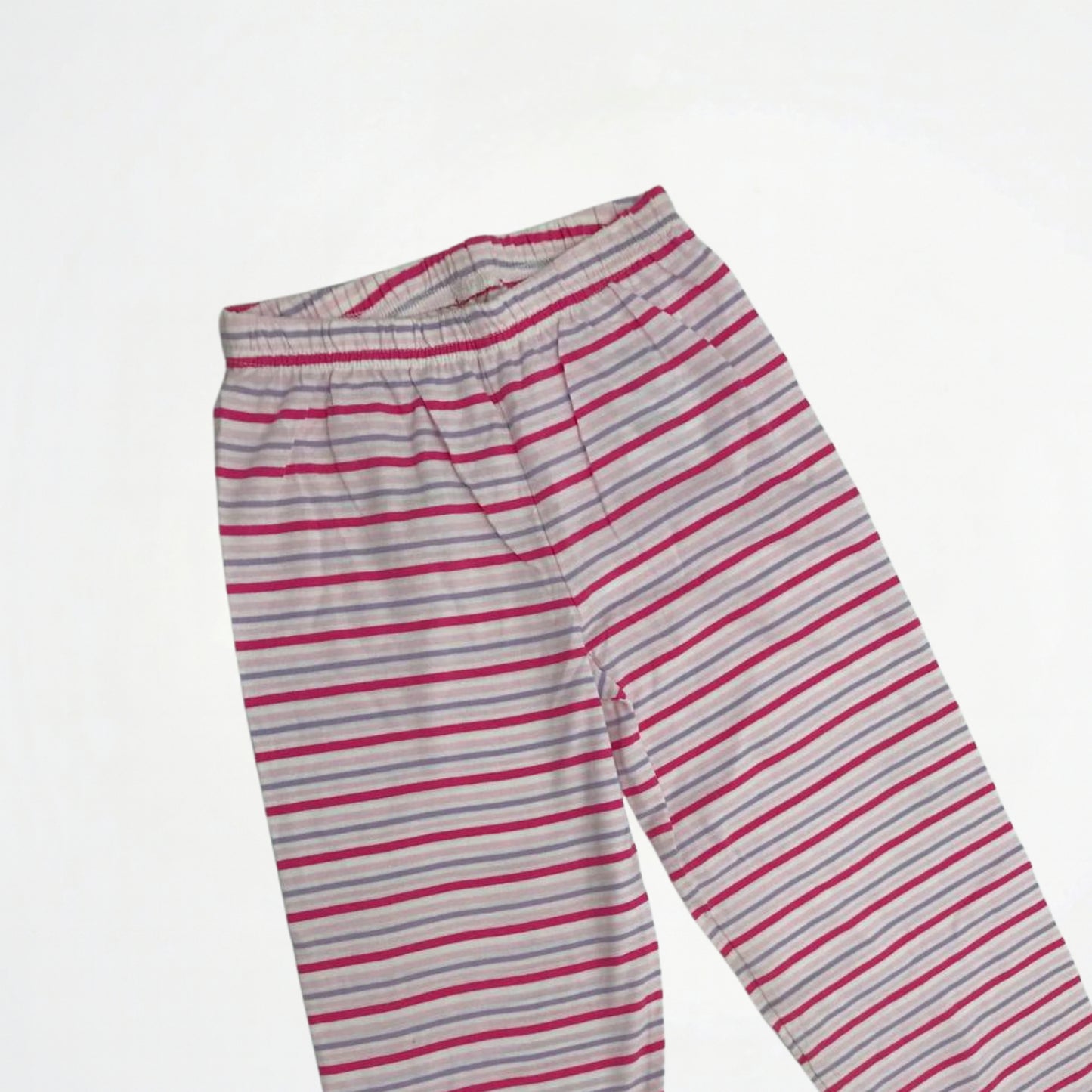 Striped Pink Cotton Pyjama Pants