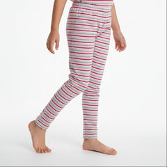 Striped Pink Cotton Pyjama Pants