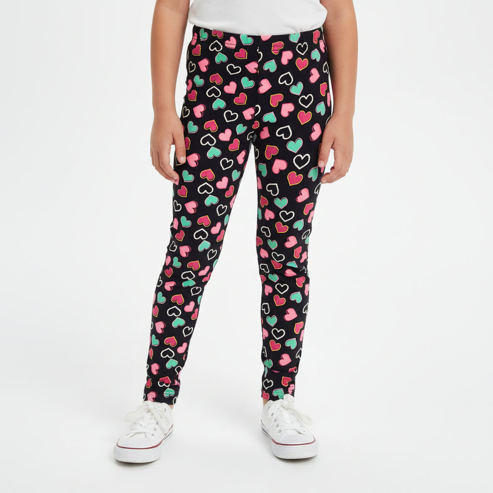 Hearts Pattern Navy Cotton Pyjama Pants