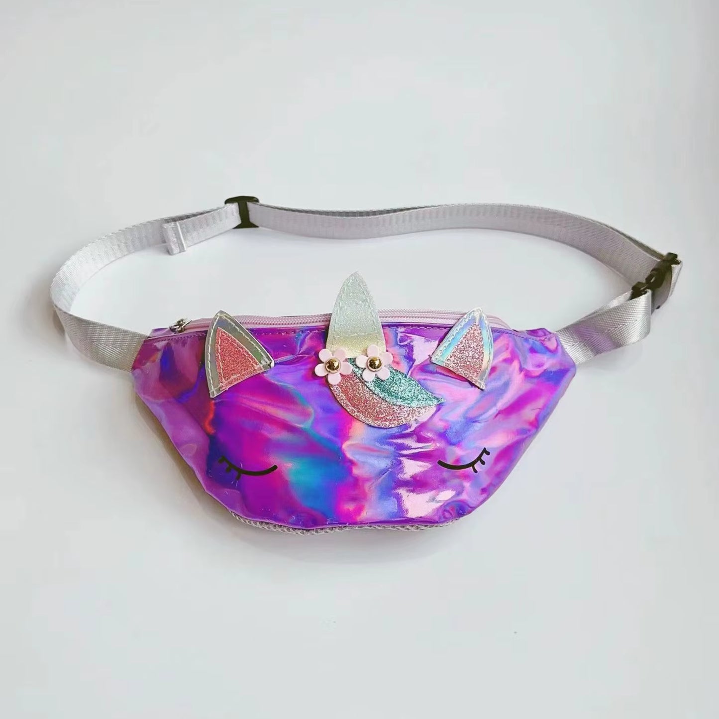 Unicorn Metallic Purple Waist Bag