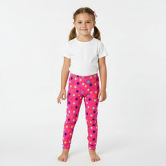 Stars Fuchsia Cotton Pyjama Pants