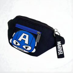 Captain America Black Waist Bag