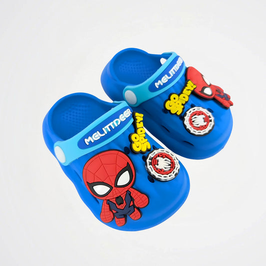 Spiderman Go Spidey Light Blue Clogs