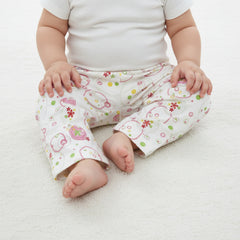 Tribal White Cotton Pyjama Pants