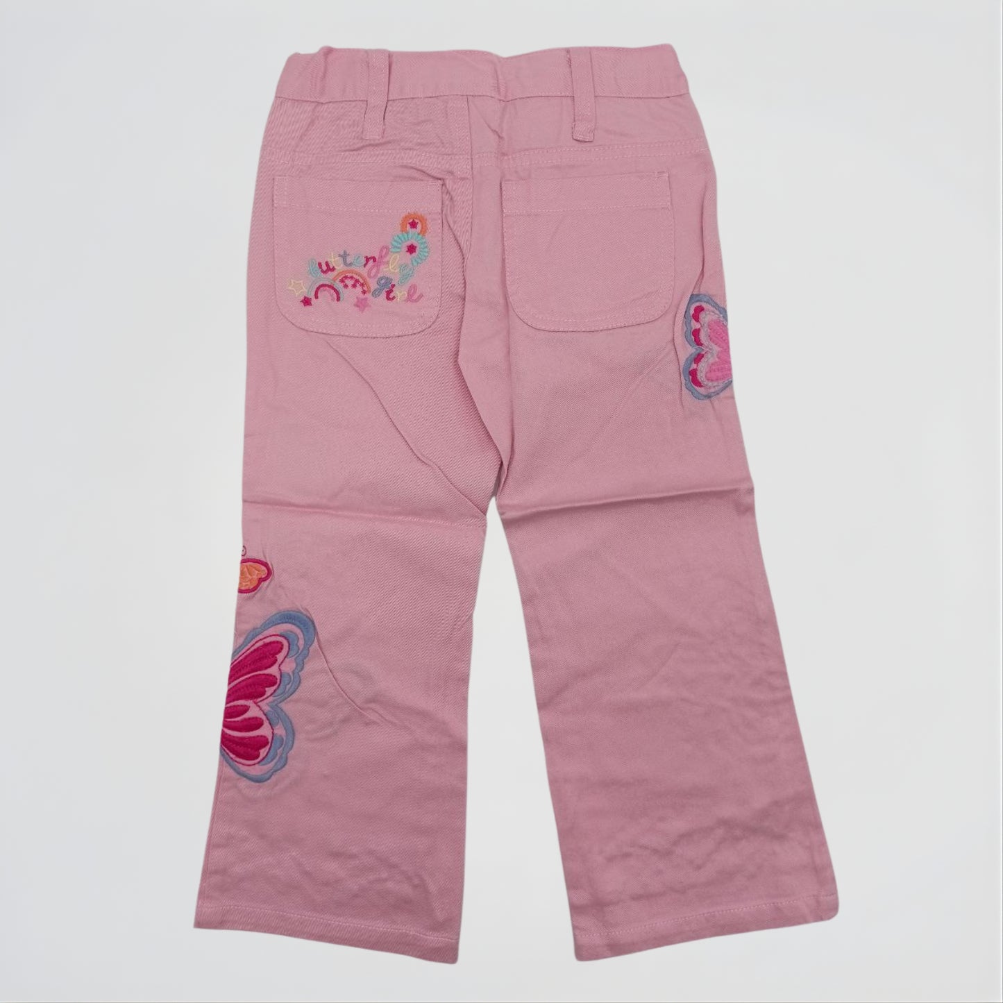 Butterfly Pink Denim Pants