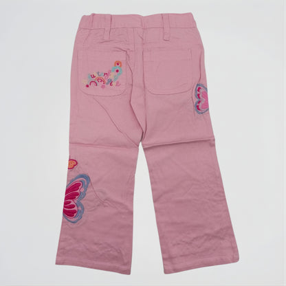 Butterfly Pink Denim Pants