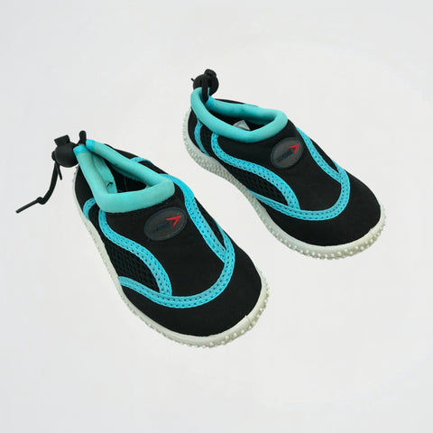 Mondial Black/Neon Turquoise Aqua Shoes